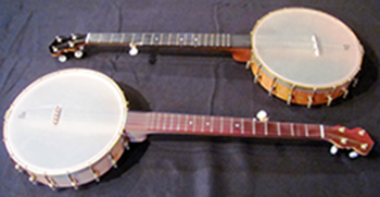 two banjos